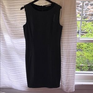 Tahari dress; dark grey